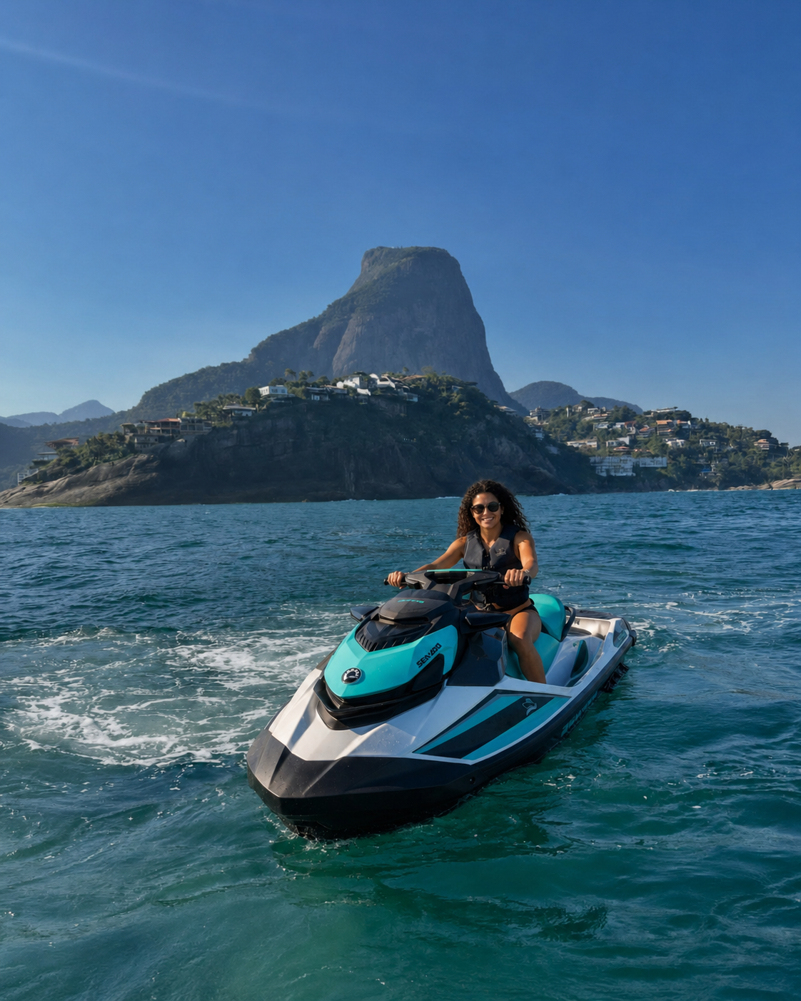 Passeio com a Pedra da Gávea ao fundo